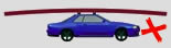 Picture of a car with an oversize load