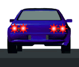 Picture of stop lights on the back of a car