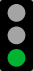 Picture of a traffic signal showing a green light