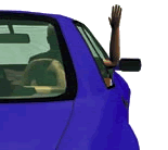 Picture of stop hand signal