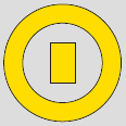 Fire hydrant road marking