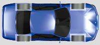 Picture of a four-wheel skid