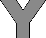 Picture of a Y intersection